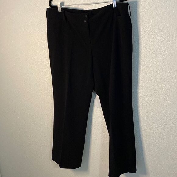 Focus- Women’s black slacks size 18W - Picture 1 of 6